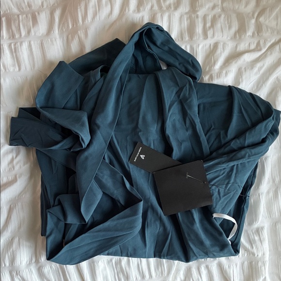 Teal Wrap Dress - Picture 5 of 5